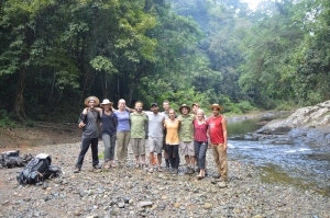 Some of my group during the hike out to the Kuna Yala